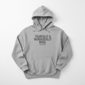 Hoodie gris Fearfully & Wonderfully Made avec verset Psaume 139:14